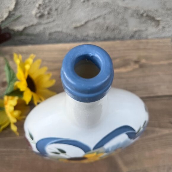 Vintage Hand Painted Sunflower Demijohn Vase Set - Picture 3 of 10